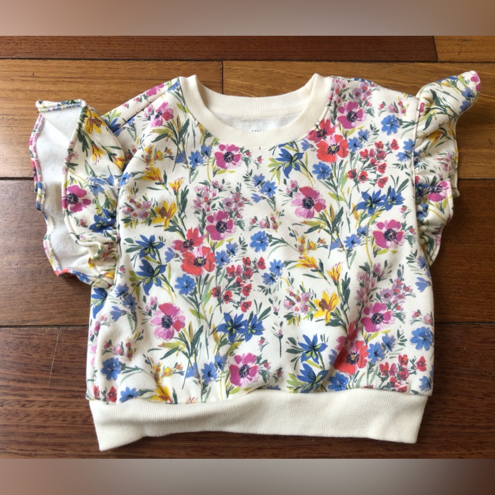 Gap Floral Print Top and Shorts Set - Picture 9 of 12